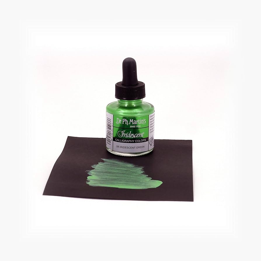 (未使用･未開封品)　Dr. Ph. Martin&#39;s Iridescent Calligraphy Color 1.0 oz Nickel (13R) 7z28pnb Iridescent Calligraphy Color, 1.0 oz, Crystal Mint (22R